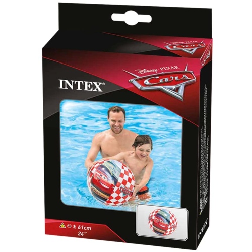 Надувной мяч INTEX "Тачки" 61 см, артикул 58053