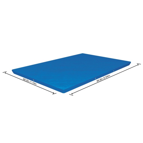 Тент Bestway 2.64 x 1.74 см для прямоугольного каркасного бассейна 2.56 x 1.70 x 0.61 м, артикул 58105