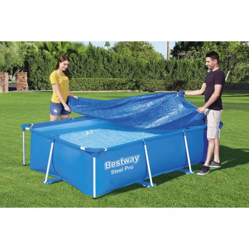 Тент Bestway 2.64 x 1.74 см для прямоугольного каркасного бассейна 2.56 x 1.70 x 0.61 м, артикул 58105