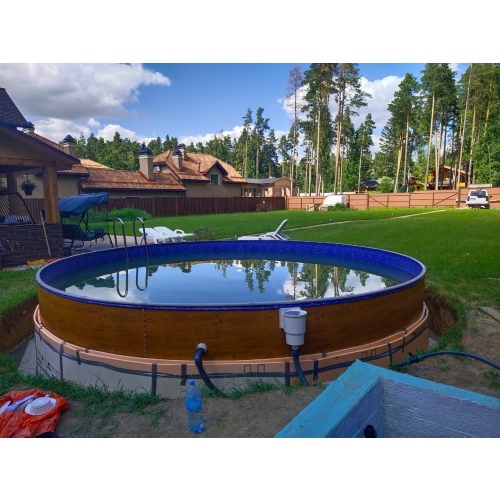 Бассейн Лагуна 5.5 х 1.25 м (полная комплектация) арт. 55013-01 - дерево