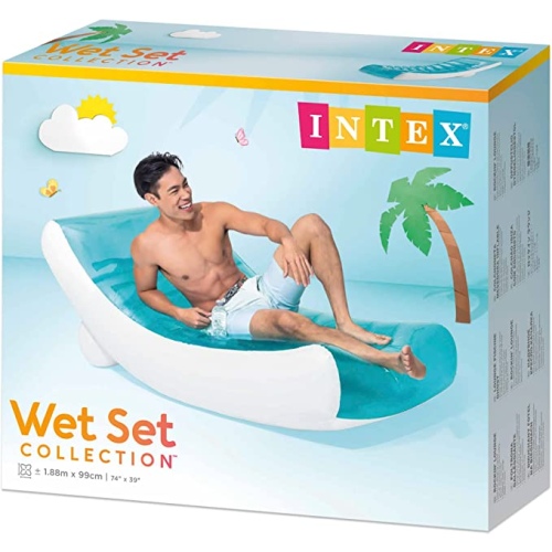 Надувное кресло-шезлонг INTEX "Всплеск"191 x 99 см, артикул 56874