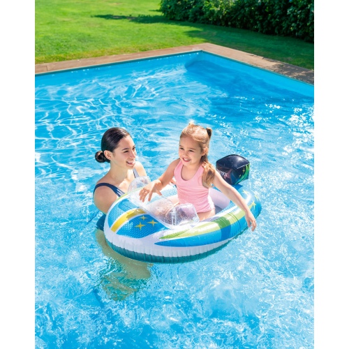 Надувная лодочка INTEX Pool Cruiser "Катер" 109 х 74 см, артикул 59380-В