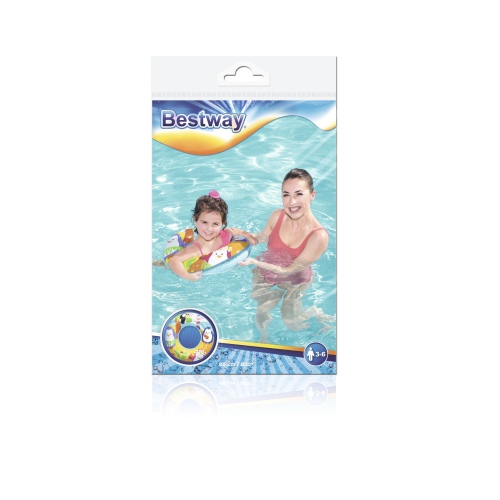 Надувной круг Bestway Adventure "Пингвины" 51 см, артикул 36113-P