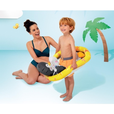Надувной круг INTEX See-Me-Sit Rider Пингвин 76 x 58 см, артикул 59570-Р