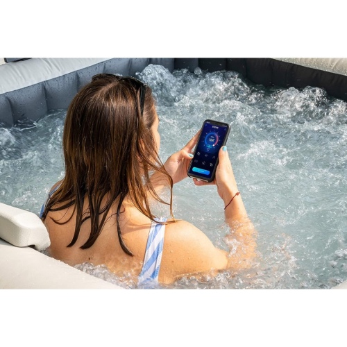 Надувная джакузи INTEX PureSpa Greystone Deluxe - 4 места 211 x 71 см, артикул 28450