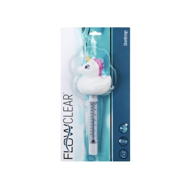 Плавающий термометр для бассейна Bestway Flowclear "Единорог", артикул 58595-U