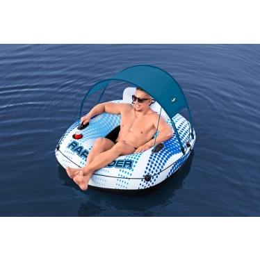 Надувной круг-кресло Bestway "Rapid Rider" с навесом 123 x 123 x 51 см, артикул 43725