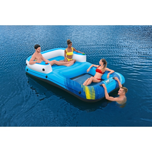 Надувной плот Bestway Hydro-Force Summer Oasis на 4 человека 320 x 198 см, артикул 43645