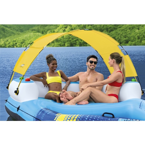 Надувной плот Bestway Hydro-Force Summer Oasis на 4 человека 320 x 198 см, артикул 43645
