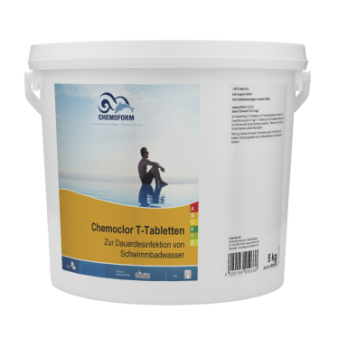 Быстрорастворимые таблетки хлора Chemoform КЕМОХЛОР-Т (20 гр) - 5 кг, артикул 504105
