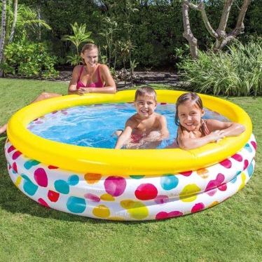 Детский бассейн INTEX "Калейдоскоп" 168 x 38 см, артикул 58449