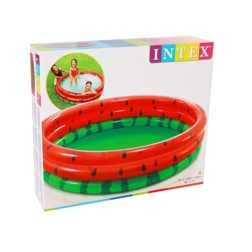 Детский бассейн INTEX "Арбуз" 168 x 38 см, артикул 58448