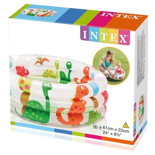 Детский бассейн INTEX "Динозавр" 61 х 22 см, артикул 57106