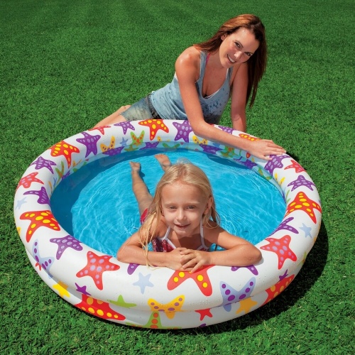 Детский бассейн INTEX "Морские звёзды" 122 x 25 см, артикул 59421