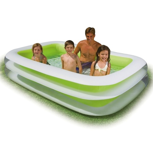 Детский бассейн INTEX "Пирамида" 262 x 175 x 56 см, артикул 56483