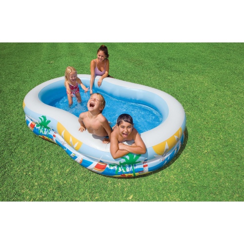 Детский бассейн INTEX "Пляж" 262 x 160 x 46 см, артикул 56490