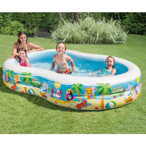 Детский бассейн INTEX "Пляж" 262 x 160 x 46 см, артикул 56490