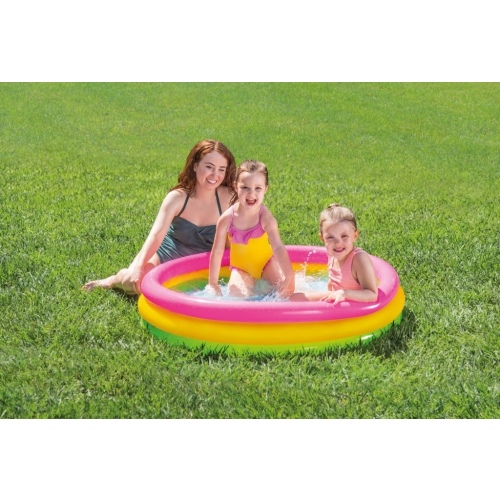 Детский бассейн INTEX "Радуга" 144 x 25 см, артикул 57412