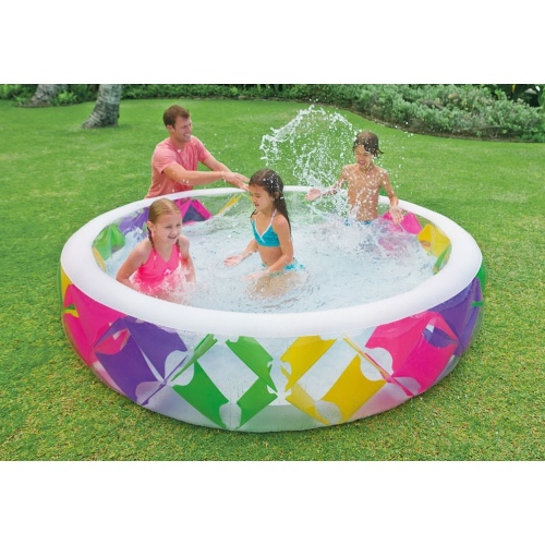 Детский бассейн INTEX "Цветной" 229 x 56 см, артикул 56494