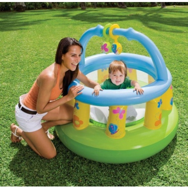 Надувной игровой центр-манеж INTEX "Полянка" 130 x 104 см, артикул 48474