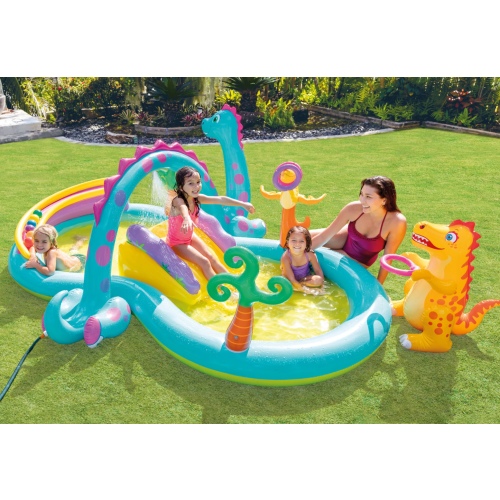 Надувной игровой центр INTEX "Диноленд" 333 x 229 x 112 см, артикул 57135