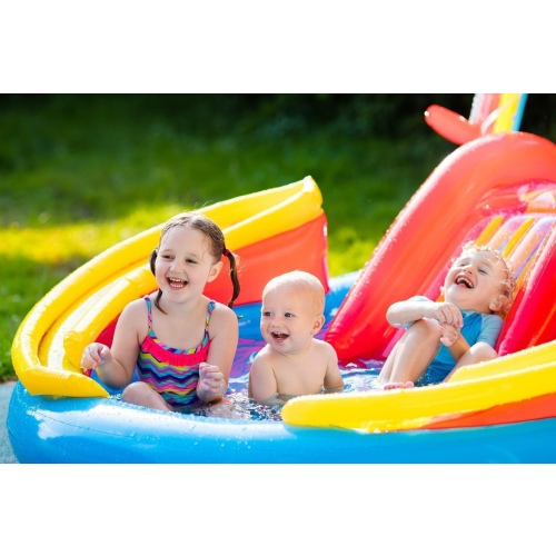 Надувной игровой центр INTEX "Радуга" 297 x 193 x 135 см, артикул 57453