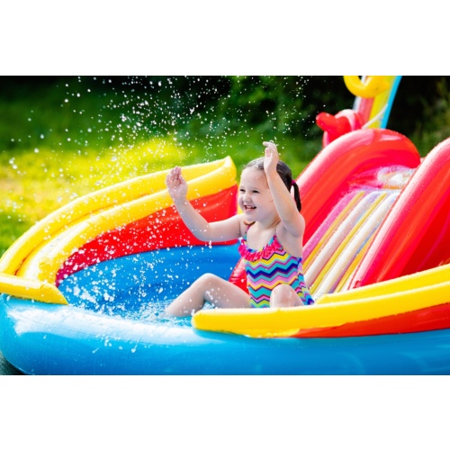 Надувной игровой центр INTEX "Радуга" 297 x 193 x 135 см, артикул 57453
