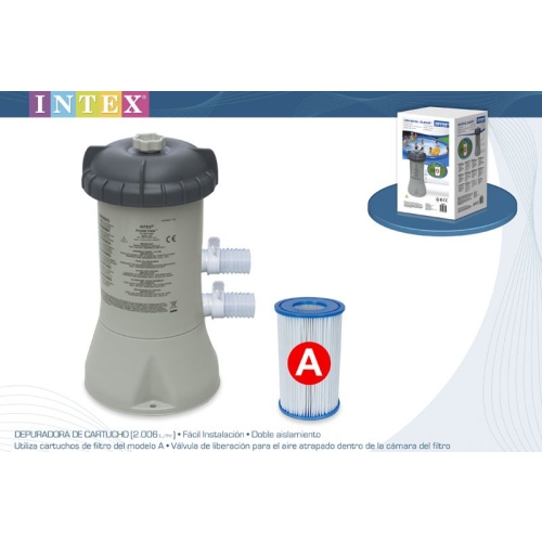 Картриджный насос-фильтр INTEX "Krystal Clear", 2006 л/ч, артикул 28604