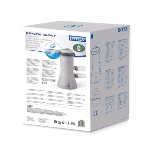 Картриджный насос-фильтр INTEX "Krystal Clear", 3785 л/ч, артикул 28638