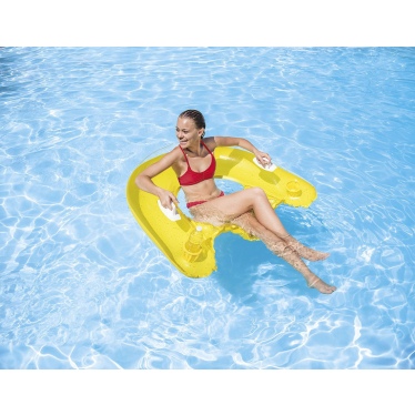 Кресло INTEX "Бумеранг" желтый 152 x 99 см, артикул 58859-Y