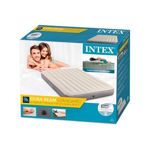 Кровать INTEX надувная 152 x 203 x 25 см без насоса, артикул 64103