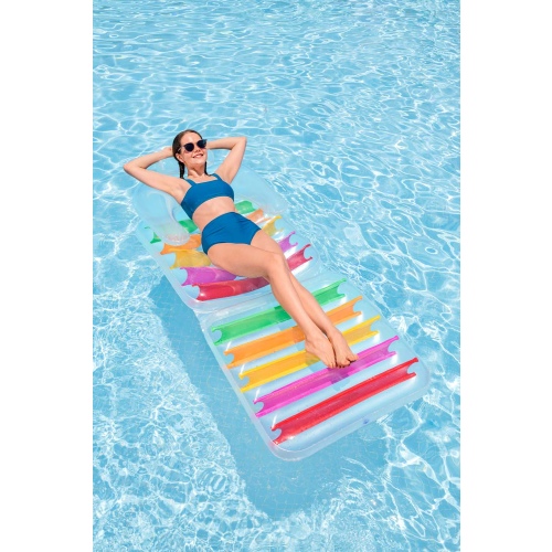 Матрас Bestway Summer Colors со спинкой + складная секция для ног 201 x 89 см, артикул 43023