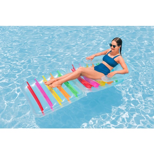 Матрас Bestway Summer Colors со спинкой + складная секция для ног 201 x 89 см, артикул 43023