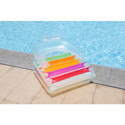 Матрас Bestway Summer Colors со спинкой + складная секция для ног 201 x 89 см, артикул 43023
