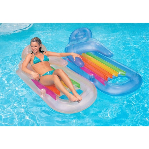 Матрас INTEX "Радуга" голубой 160 x 85 см, артикул 58802-B