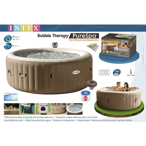 Надувная джакузи INTEX PureSpa Bubble Massage, артикул 28426