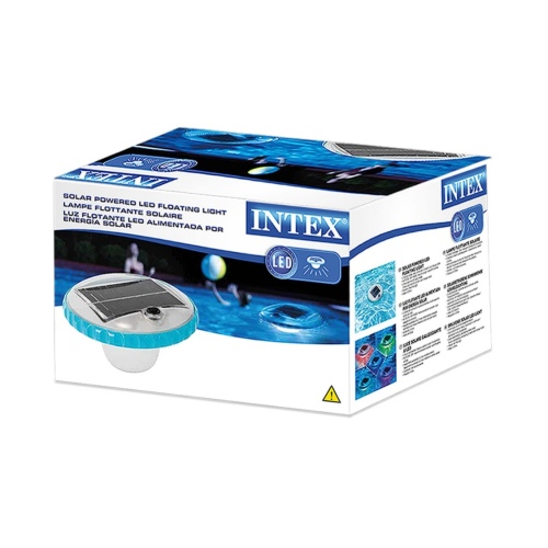 Плавающая светодиодная подсветка Intex на солнечной батарее, артикул 28695