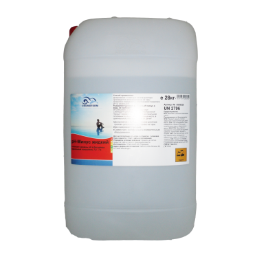 Уменьшитель уровня pH жидкий Chemoform Ph-минус 28 кг, артикул 808028