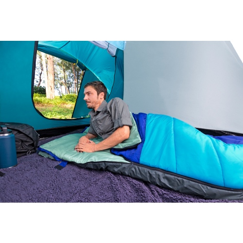 Спальный мешок Bestway 2-в-1 Wanderlite™ со встроенным надувным ковриком 203 x 75 x 9 см, артикул 68123