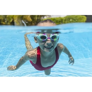 Очки для плавания Bestway Summer Swirl розовые для детей от 3 лет, артикул 21099-B