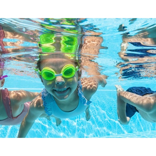Очки для плавания Bestway Aqua Burst Essential зеленые для детей от 3 лет, артикул 21002