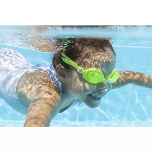 Очки для плавания Bestway Aqua Burst Essential зеленые для детей от 3 лет, артикул 21002