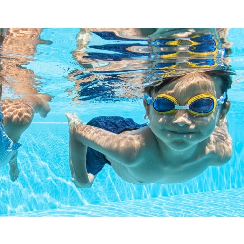 Очки для плавания Bestway Aqua Burst Essential синие для детей от 3 лет, артикул 21002