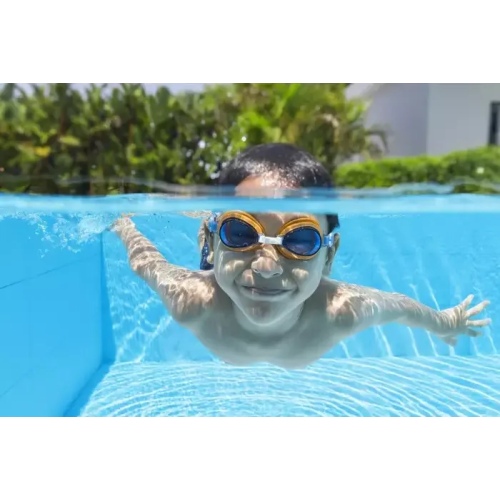 Очки для плавания Bestway Aqua Burst Essential синие для детей от 3 лет, артикул 21002
