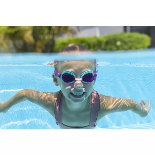 Очки для плавания Bestway Aqua Burst Essential фиолетовые для детей от 3 лет, артикул 21002