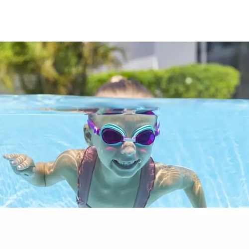 Очки для плавания Bestway Aqua Burst Essential II голубые для детей от 7 лет, артикул 21005