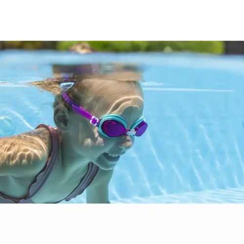 Очки для плавания Bestway Aqua Burst Essential II голубые для детей от 7 лет, артикул 21005