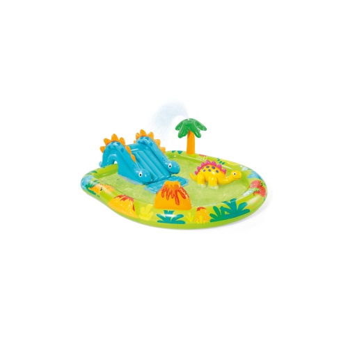 Надувной игровой центр INTEX Little Dino с горкой, артикул 57166