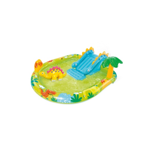 Надувной игровой центр INTEX Little Dino с горкой, артикул 57166