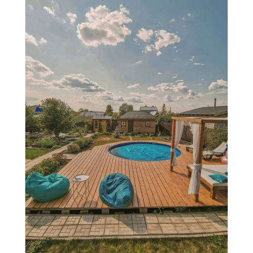 Бассейн Лагуна 3 х 1.25 м (врезной скиммер + форсунка) арт. 30011 - коричневый